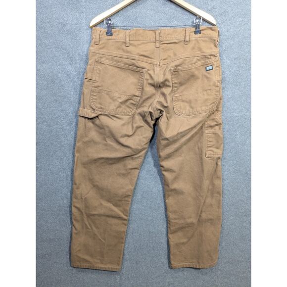 Key Pants Mens 34x30 (35x29) Duck Canvas Workwear Carpenter Double Knee Work - Picture 8 of 12